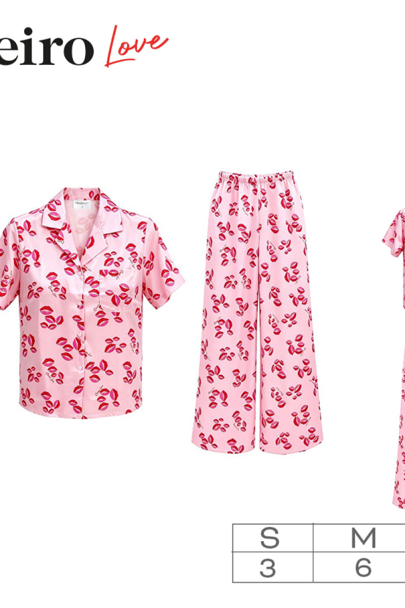 Pijama Oreiro Rosa