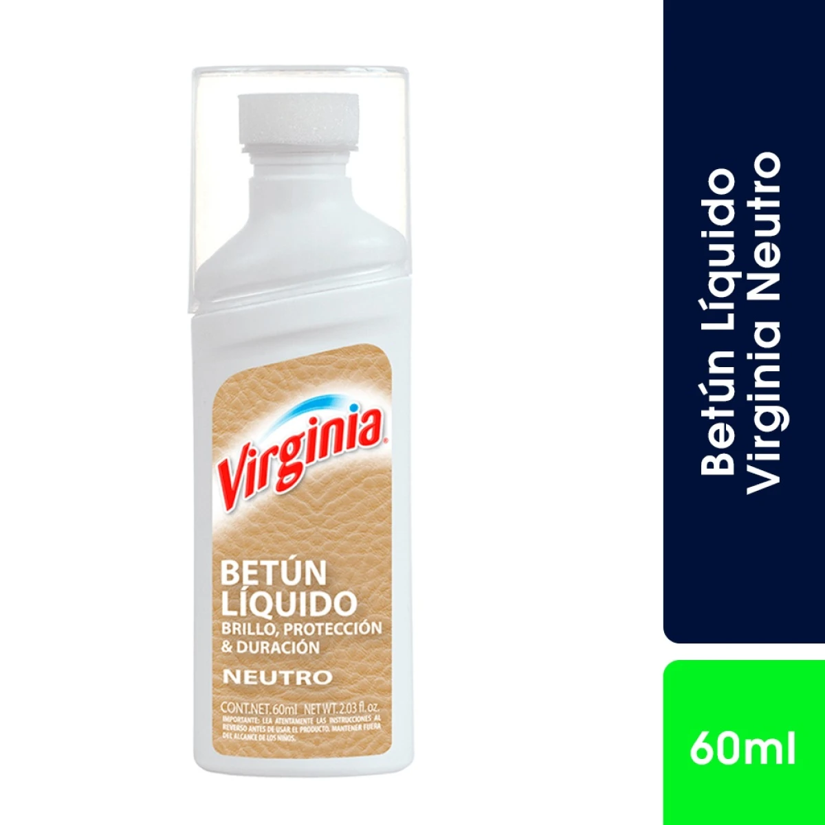 BETUN VIRGINIA LIQUIDO 60 ML INCOLORO 