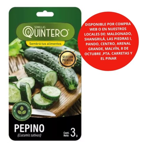 Semillas Pepino X3G