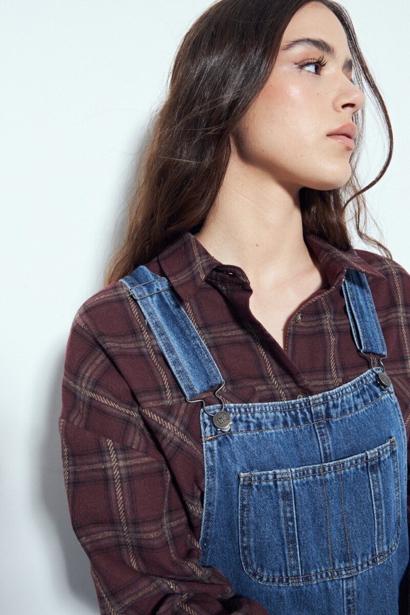 CAMISA ARAGON Bordó