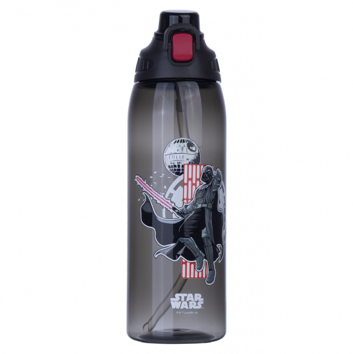 Botella plástica Star Wars 1lt - negro 