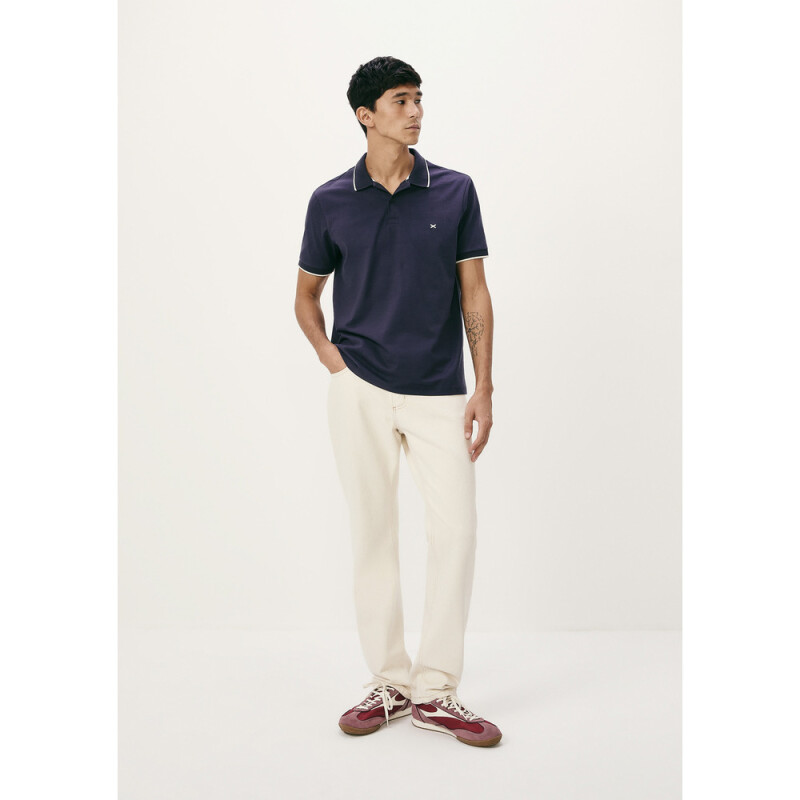 CAMISA POLO MM MASC AZUL ESCURO