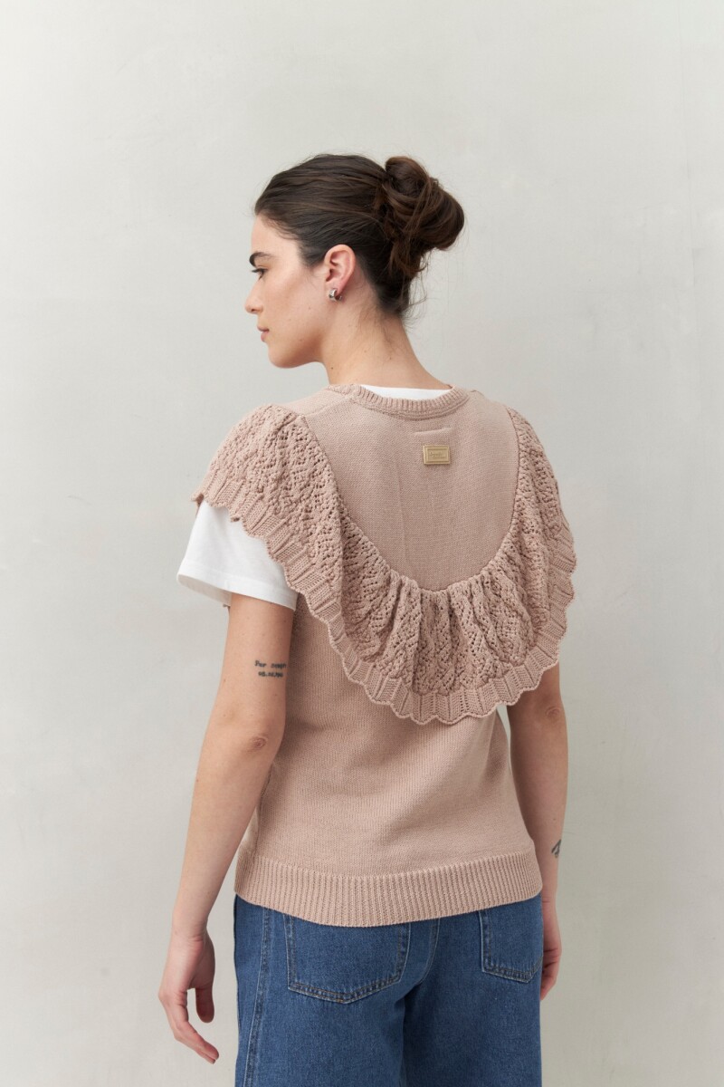 CHALECO LUPE Tostado