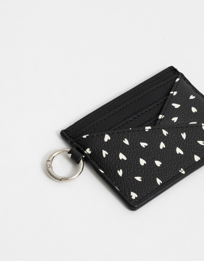 Tarjeteros Tarjetero Cuerina Negro - Negro