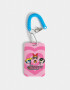 Llavero Llavero Y Charm De Portatarjeta "chicas Superpoderosas" - Fucsia Claro
