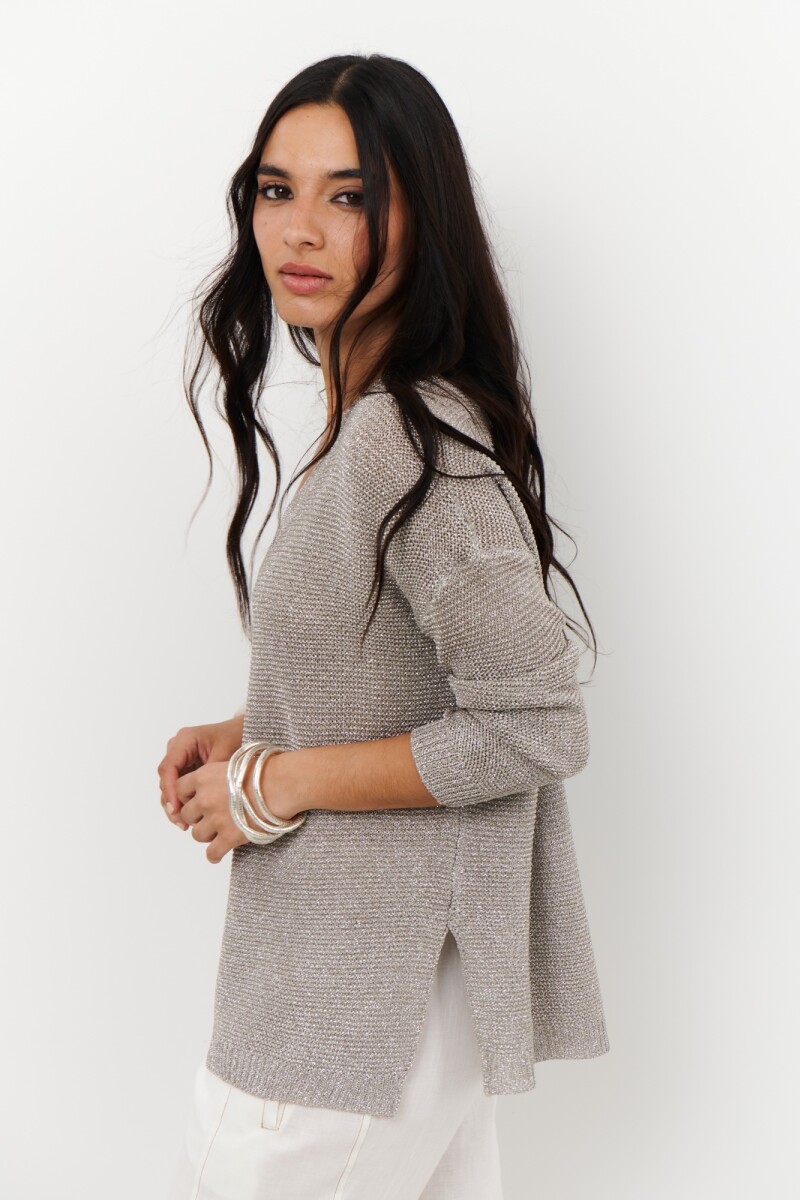 SWEATER V BLINK PLATA