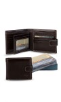 BILLETERA CUERO VULCANO CAOBA