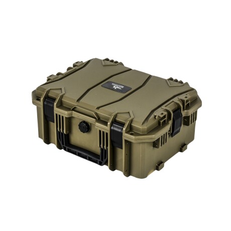 Caja Rigida Plastica para arma corta Aventureros 46,5 x 35,5 x 20,5 Verde