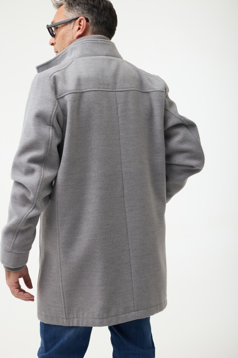 Gaban con pechera desmontable GRIS MEDIO