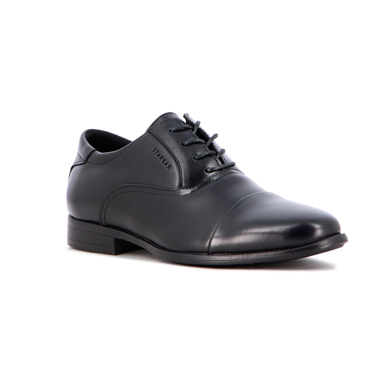 Zapato De Vestir Starsax Hombre Acordonado Negro Negro