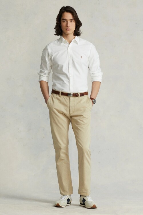 Camisa Oxford Polo Ralph Lauren Blanco