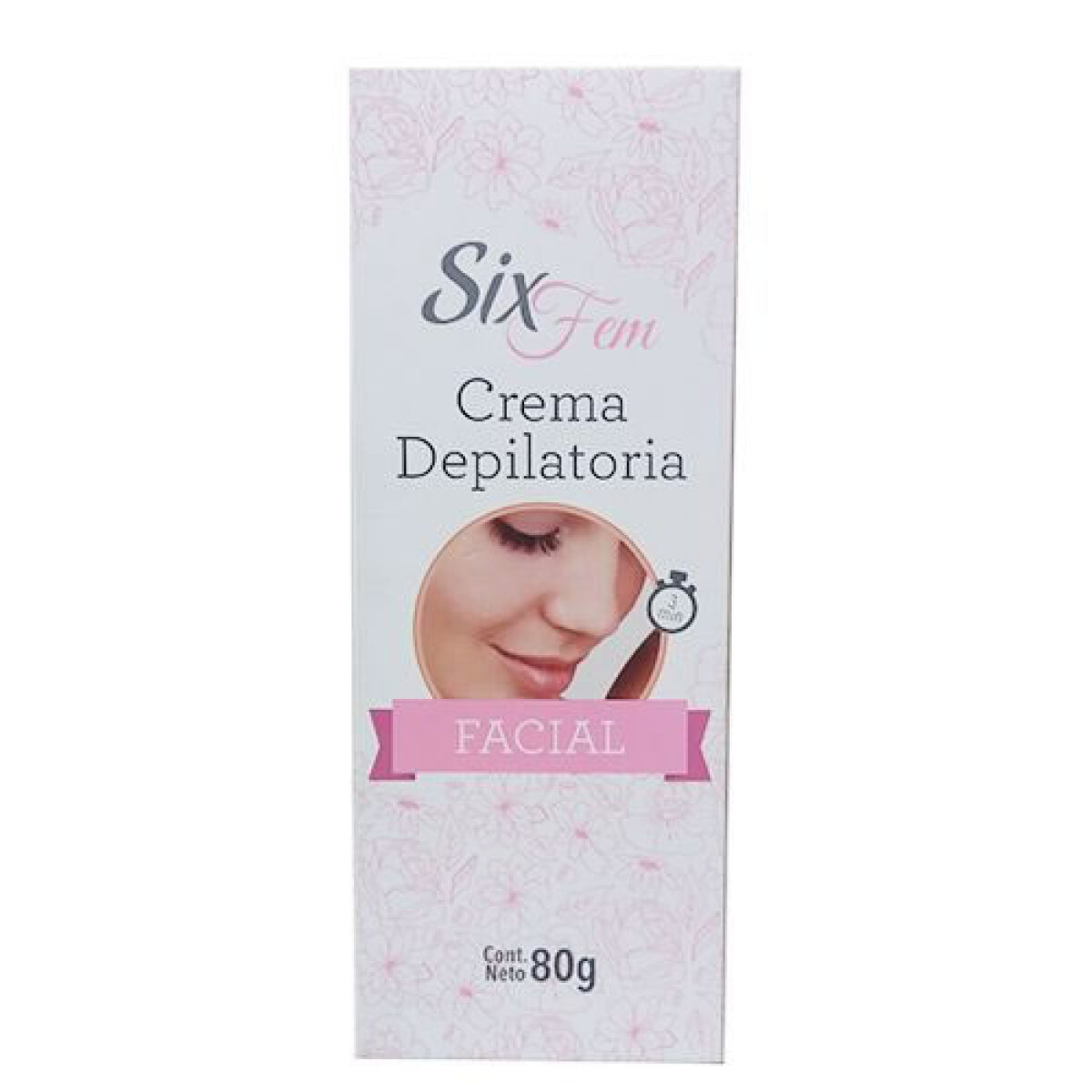 Six Crema Depilatoria Facial 80 g – Depilación Suave y Efectiva