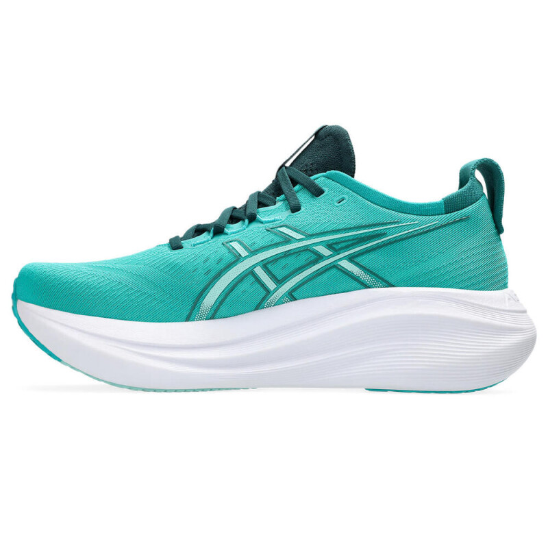 Zapatilla Running GEL-Nimbus 27 Hombre Wave Teal/saxon Green