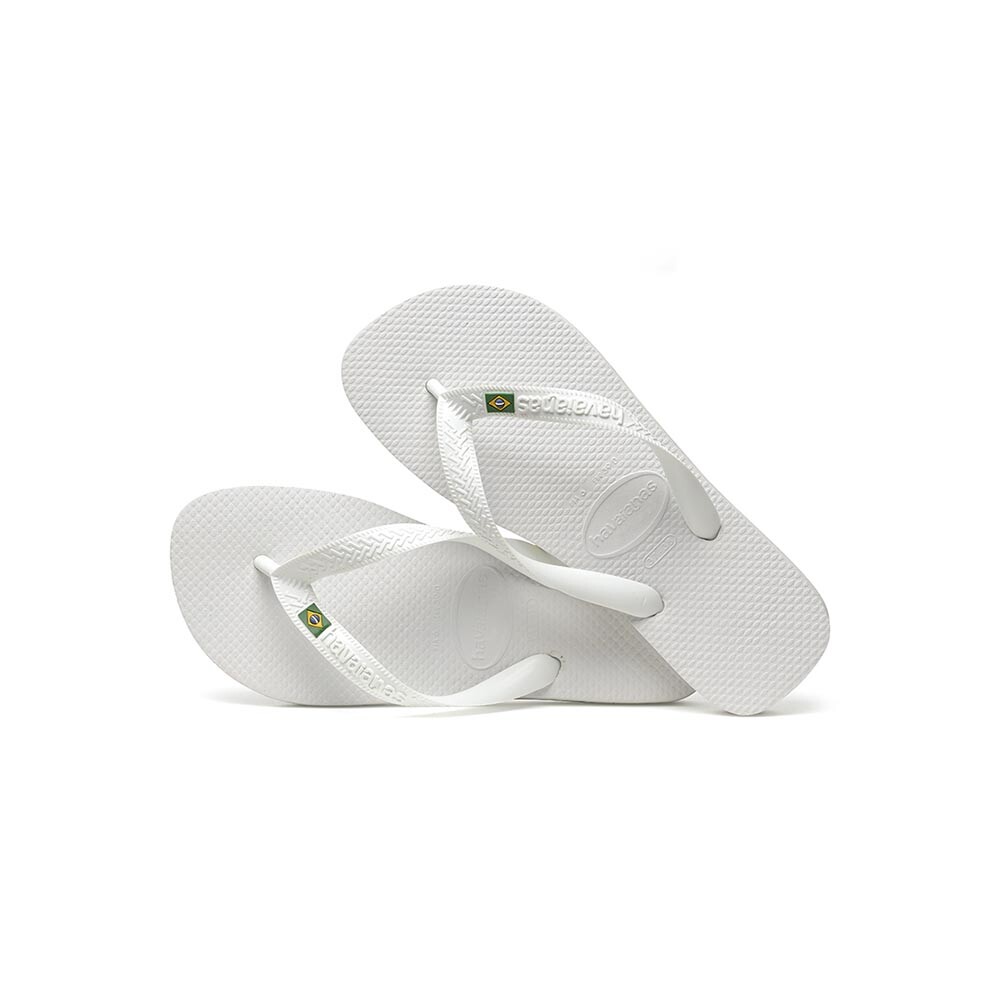 Sandalias Havaianas Brasil Unisex Blanco