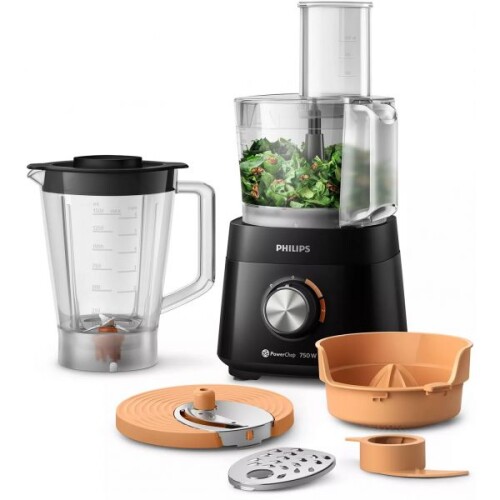 Multriprocesador de Alimentos 750 W Philips HR7302/90 Multriprocesador de Alimentos 750 W Philips HR7302/90