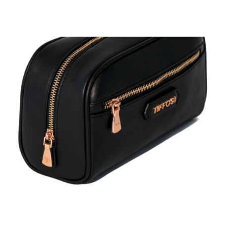 Bolso Tiffosi Neceser Gold Unisex Negro