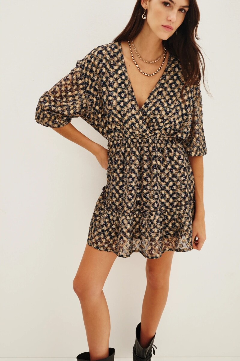 Vestido Sakura Batik Azul