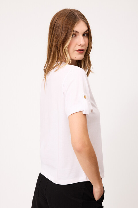 T-SHIRT HALIE POLANCO Blanco
