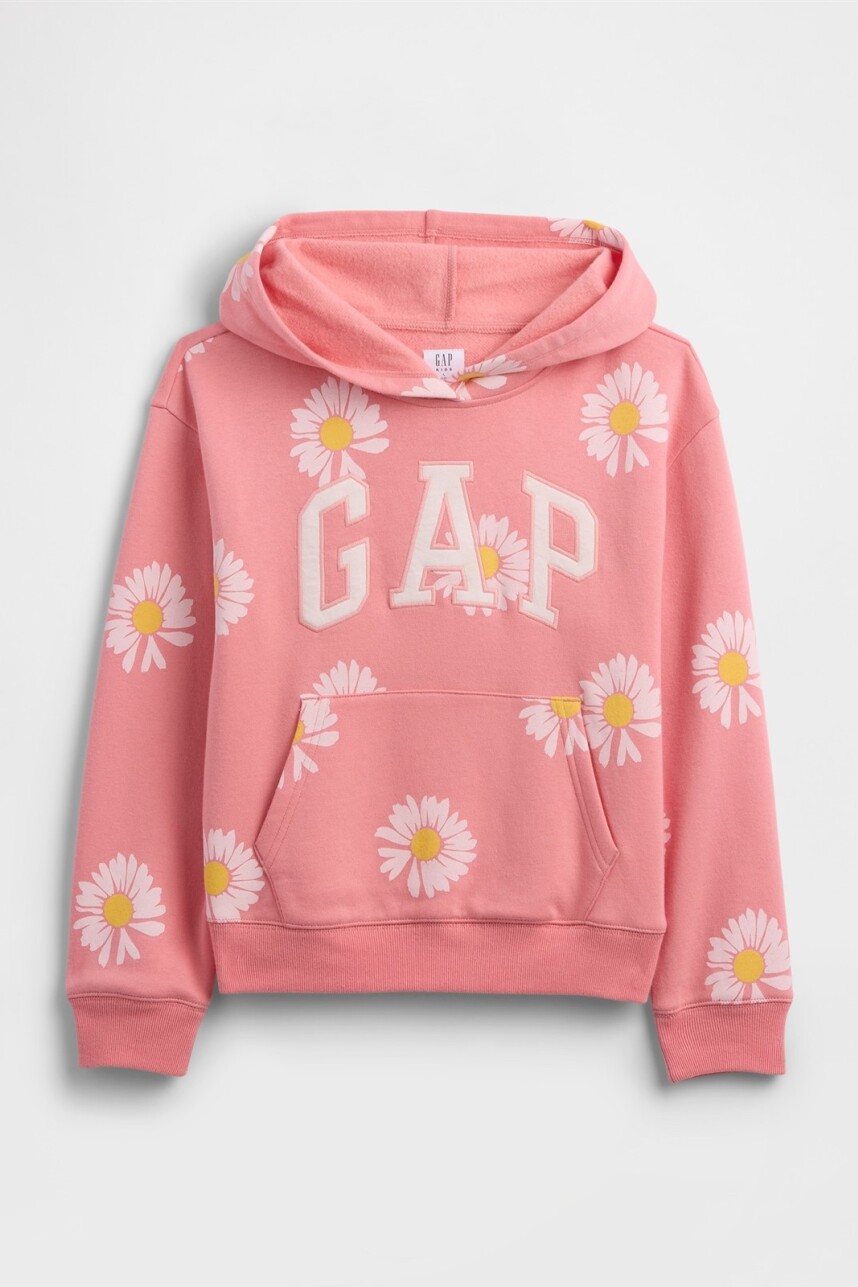 Canguro Logo Gap Niña Coral Floral Print