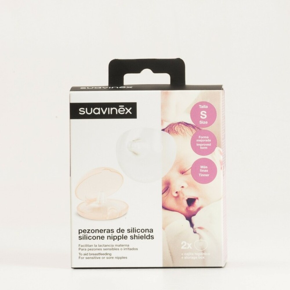 Intermediarios de silicona pezonera SUAVINEX Talle S