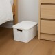 Caja simil ratán 7 lts BLANCO