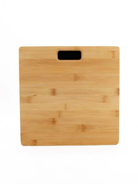 BALANZA CORPORAL DE BAMBU BEIGE