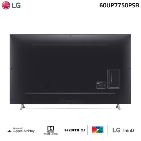Smart TV LG 60" UHD AI 60UP7750PSB Smart TV LG 60" UHD AI 60UP7750PSB