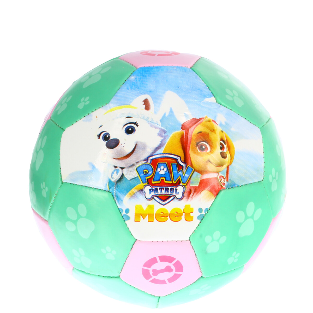 Pelota Disney Paw Patrol - Verde Agua - Rosado 