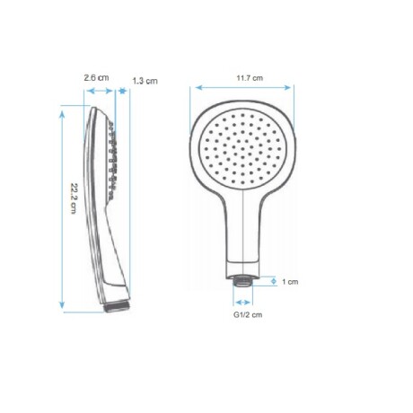 TELEFONO CUADRADO BLANCO BRILLO SERIE VICENZA PARA BAÑO BLANCO
