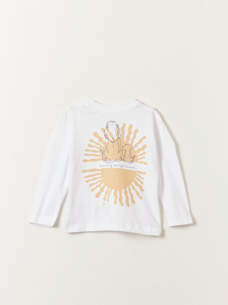 Remera estampa Rey León Blanco