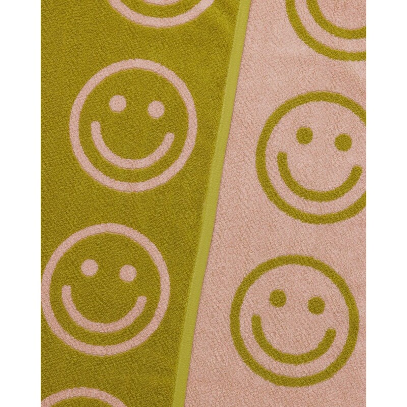 Toalla de Manos Set x2 un. 100% algodón orgánico 76x51cm Happy Lilac Ochre