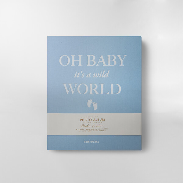ALBUM DE FOTOS BABY ITS A WILD WORLD CELESTE - UNICO