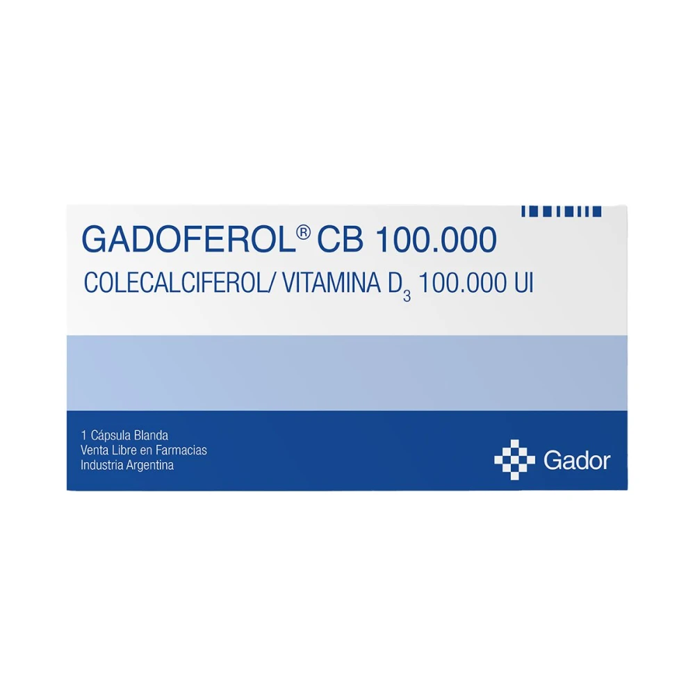GADOFEROL CB.D3100.000UI CJ X 1 CAPS.BL.