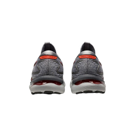 Championes Asics Gel Nimbus 24 Grey & Red