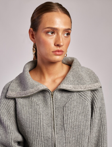 Cardigan gris