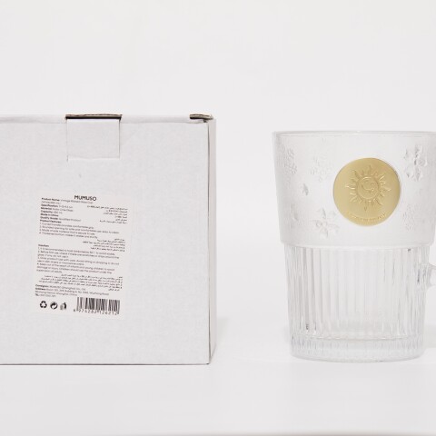 VASO DE VIDRIO RIBETEADO/VETADO VINTAGE (BLANCO – 450 ML) VASO DE VIDRIO RIBETEADO/VETADO VINTAGE (BLANCO – 450 ML)