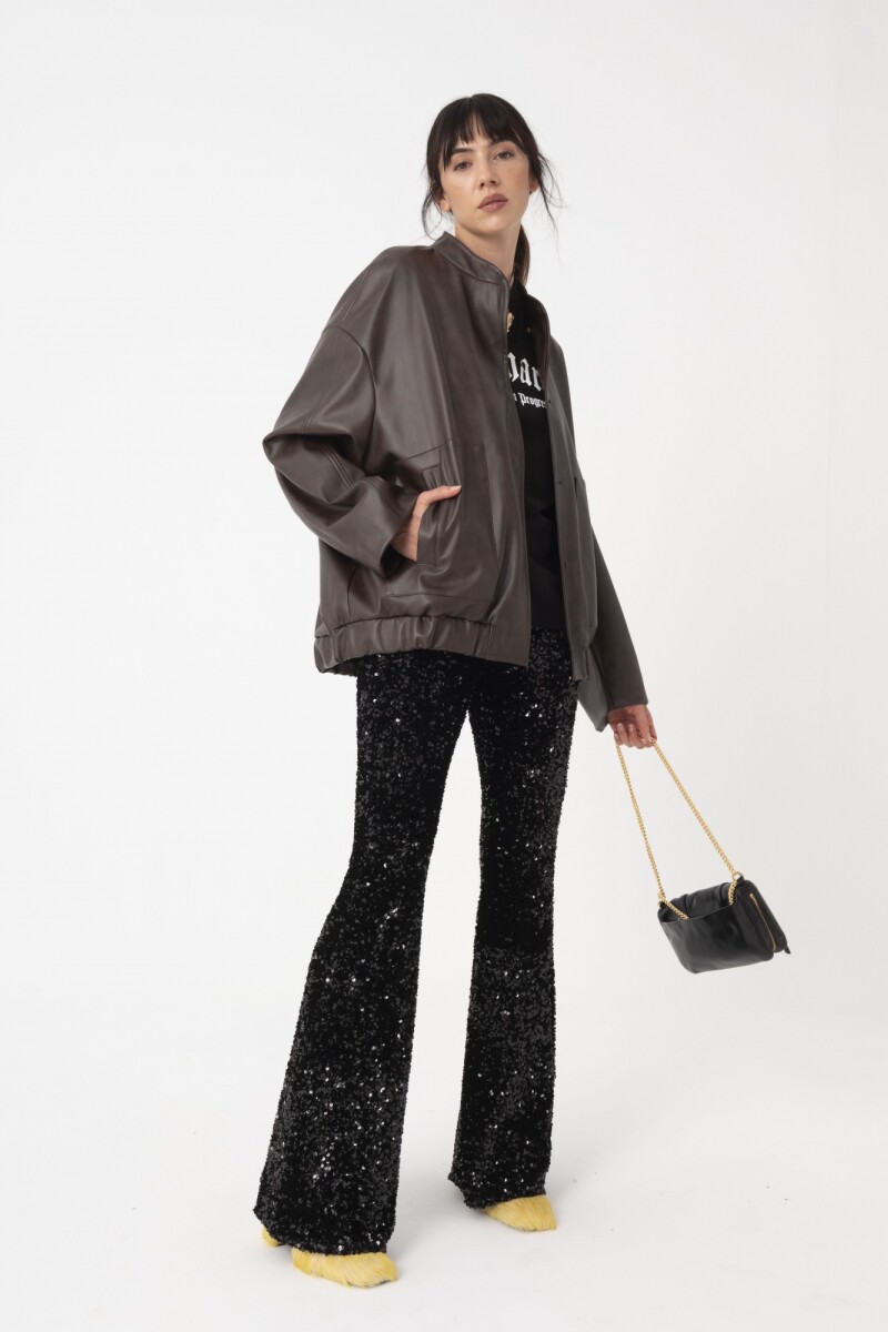 CHAQUETA BOMBER Marron