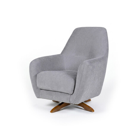Butaca Mammy Giratoria- Tela Microfibra 10286 (Gris)