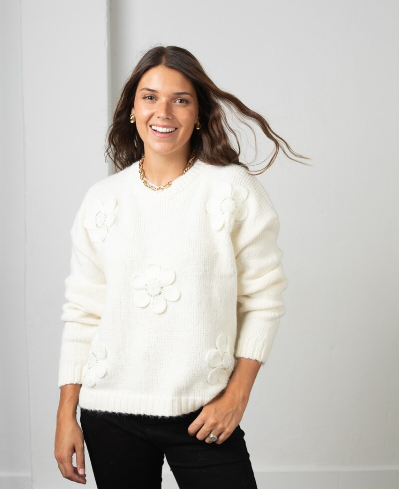 Buzo Valentina blanco