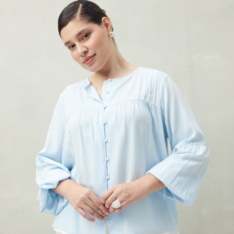 CAMISA REBELLE Celeste