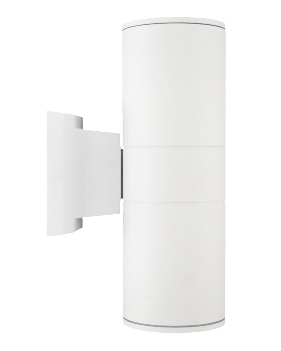 Lámpara Exterior Doble en Aluminio Lumax Modelo Stafford - Blanco 