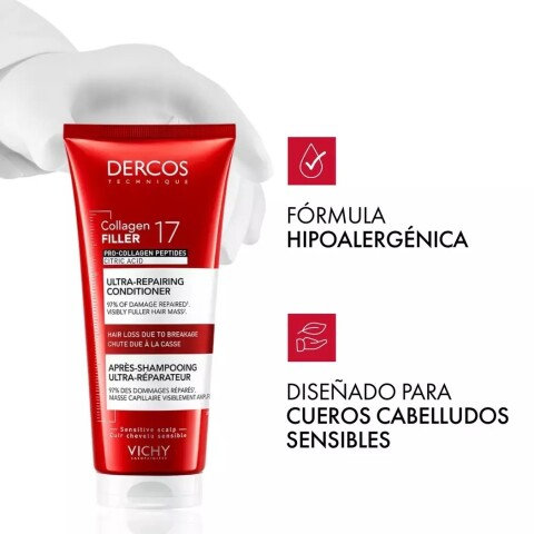 Vichy Dercos Collagen Filler 17 200ml Acondicionador