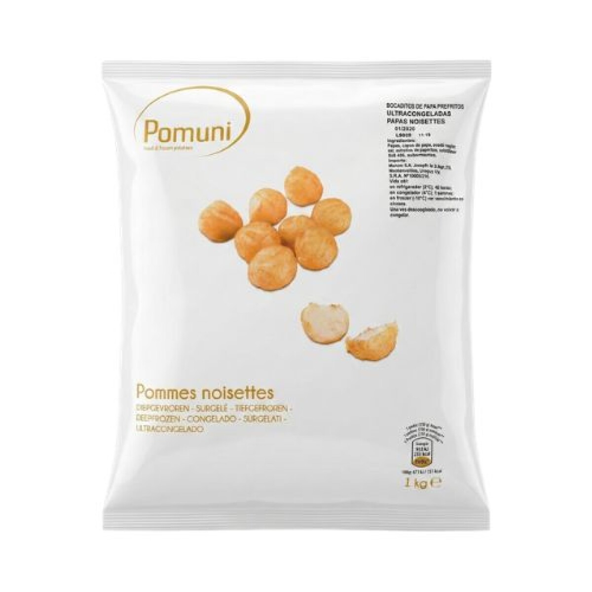 Papas noisettes Pomuni - 1 kg 