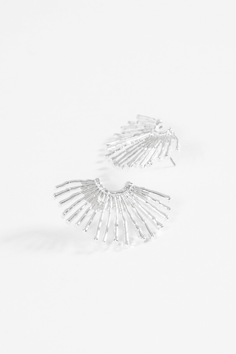 Caravanas texture sol plateado