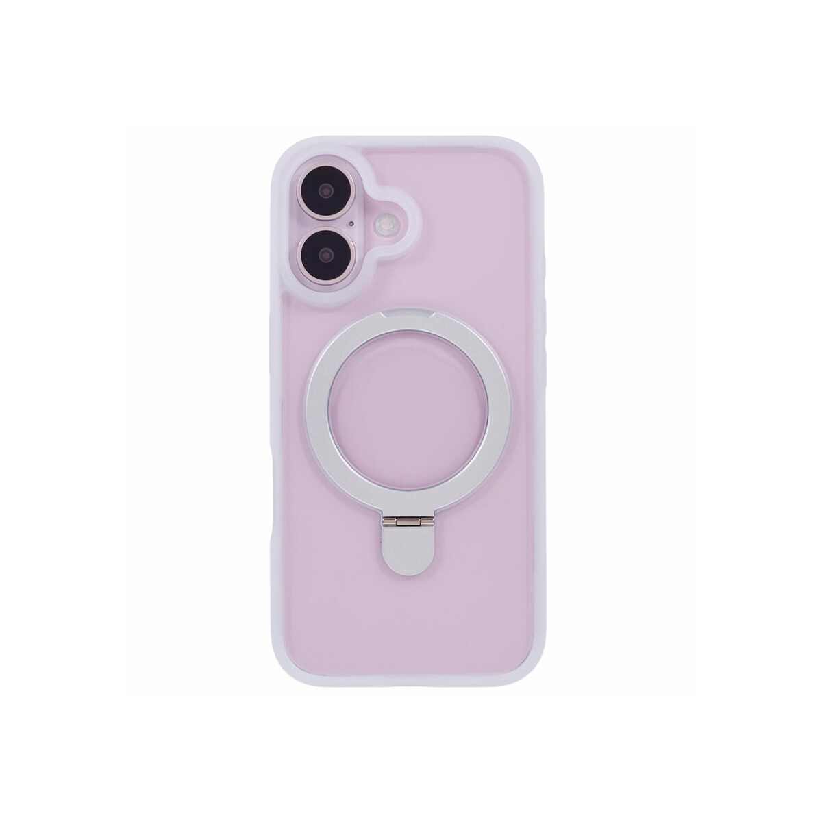 Protector para iPhone 16 Plus MagSafe soporte color blanco 