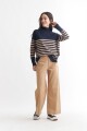 Sweater cuello rompeviento AZUL MARINO