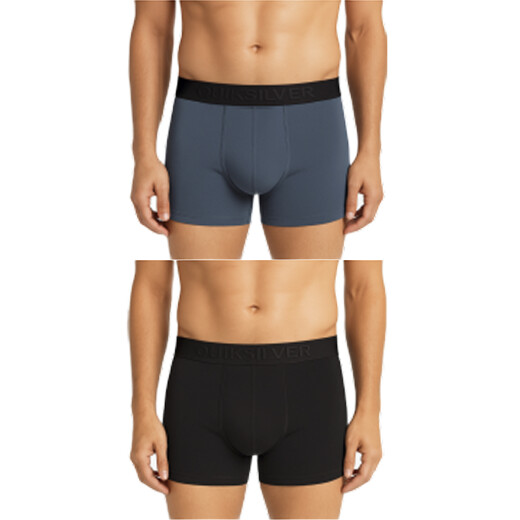 Boxer Quiksilver Classic - Verde / Gris / Negro Boxer Quiksilver Classic - Verde / Gris / Negro