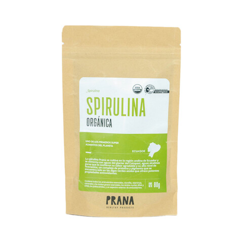Spirulina Orgánica Prana 80g Spirulina Organica Prana X 80g