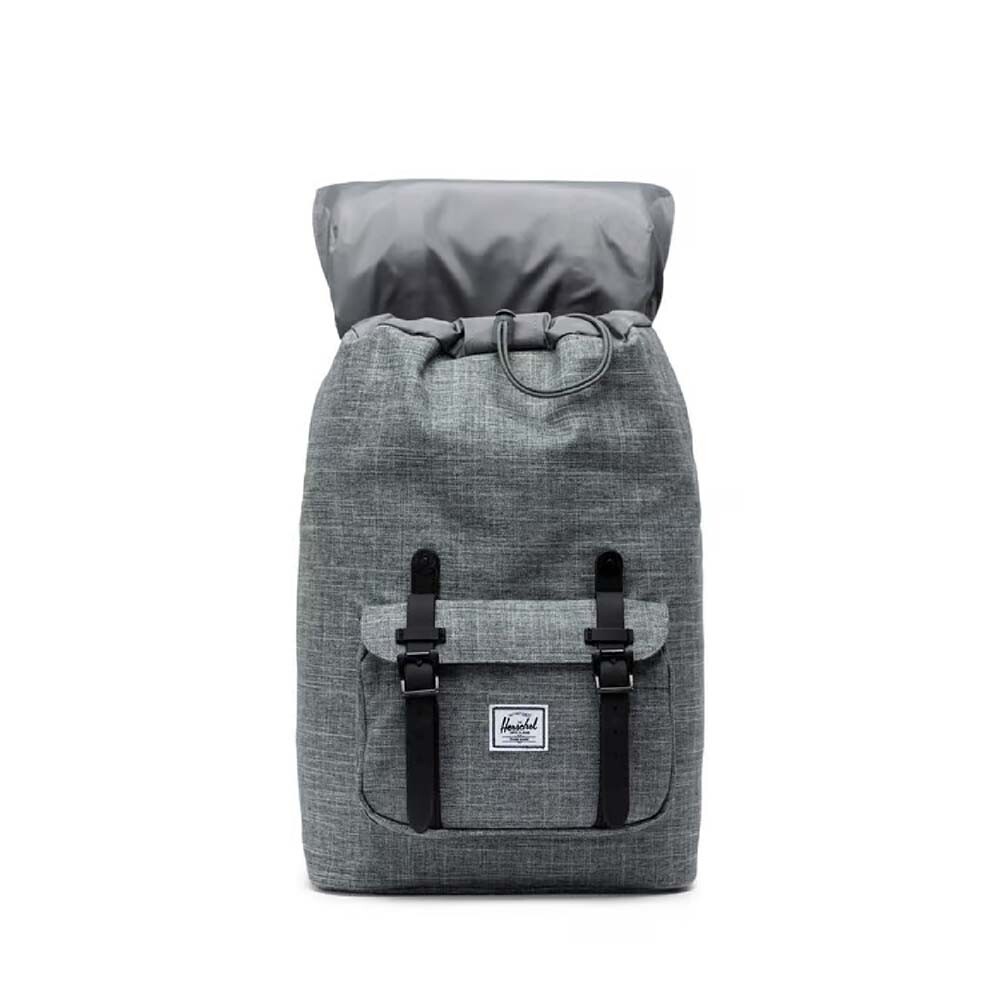 Herschel Little America Mid-Volume - Unisex Raven Crosshatch
