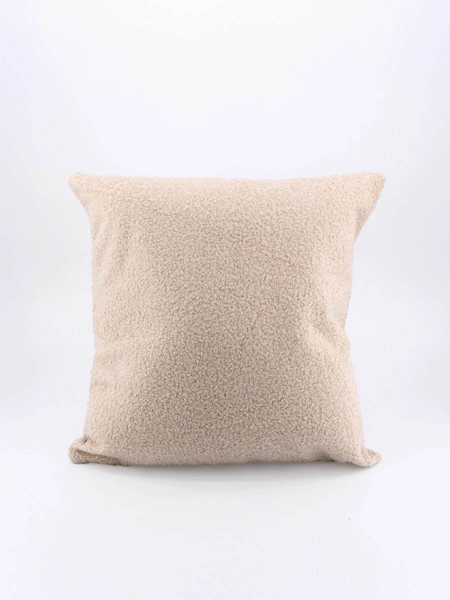 FUNDA DE ALMOHADON BOUCLE - NATURAL 
